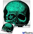 Decal Skin compatible with Sony PS3 Slim Greenskull