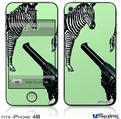 iPhone 4S Decal Style Vinyl Skin - ID6