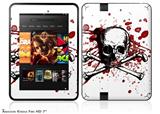 Bleed so Pretty Decal Style Skin fits 2012 Amazon Kindle Fire HD 7 inch